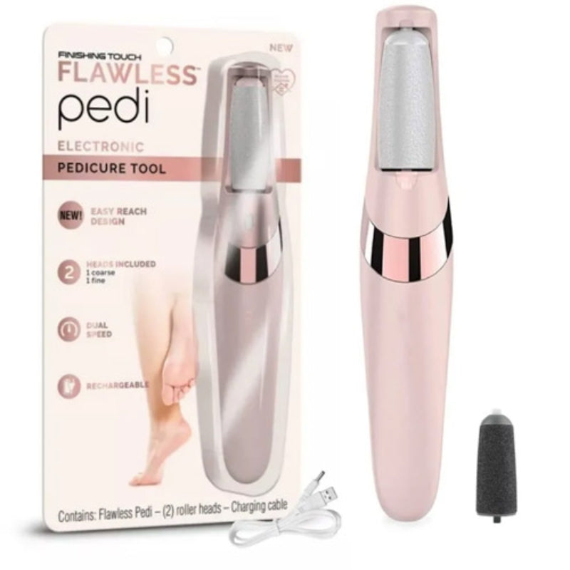 Flawless Pedicure & Callus Remover Tool – Rechargeable Cordless Foot Care Device