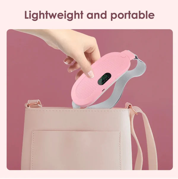 Digital Period Heating Pad & Vibrating Belt | Fast Relief for Menstrual Cramps