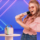 Karaoke Wireless Bluetooth Speaker with Microphone - Portable Party Sound System